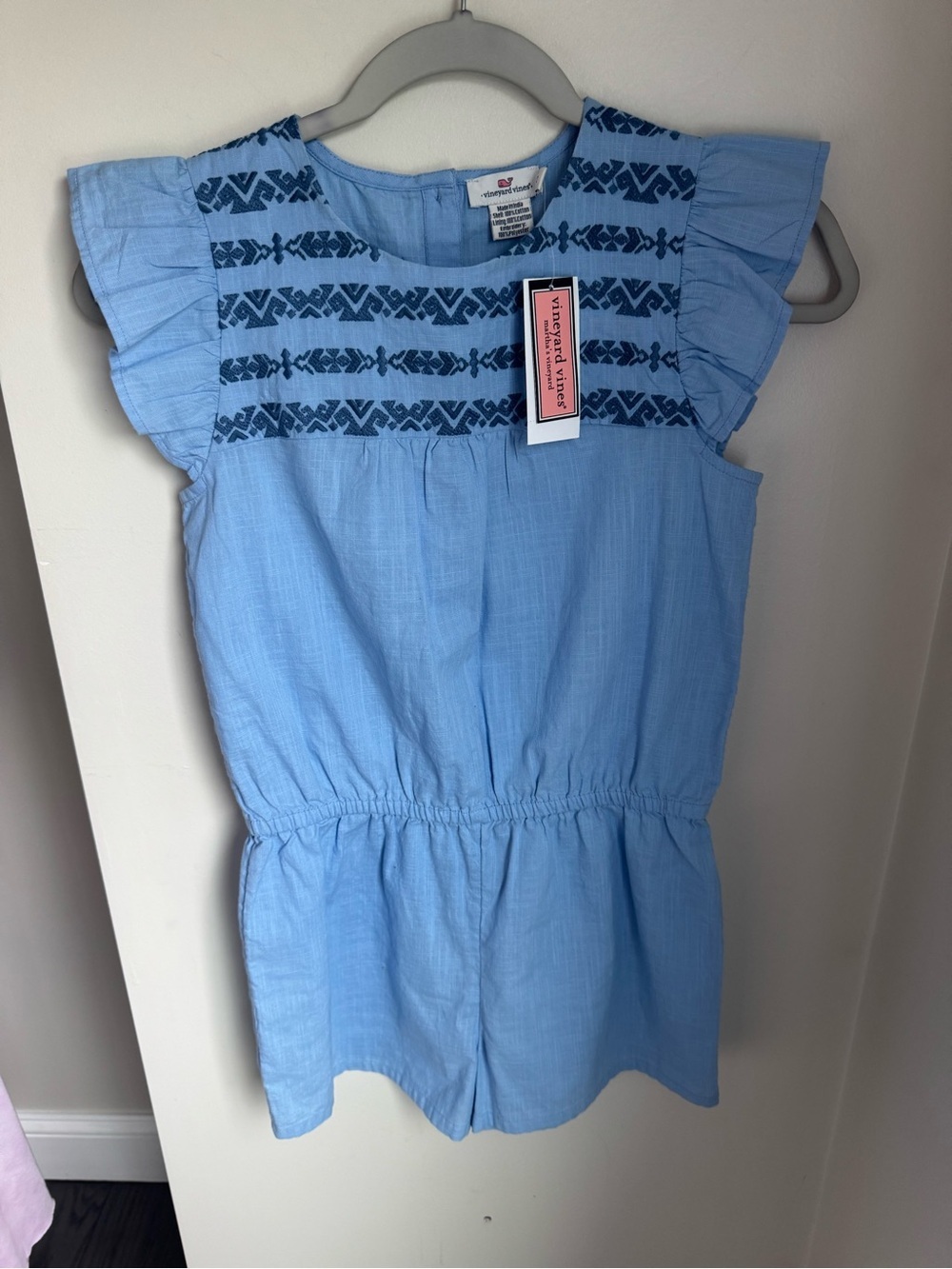 NWT Vineyard Vines Blue Romper Size 12